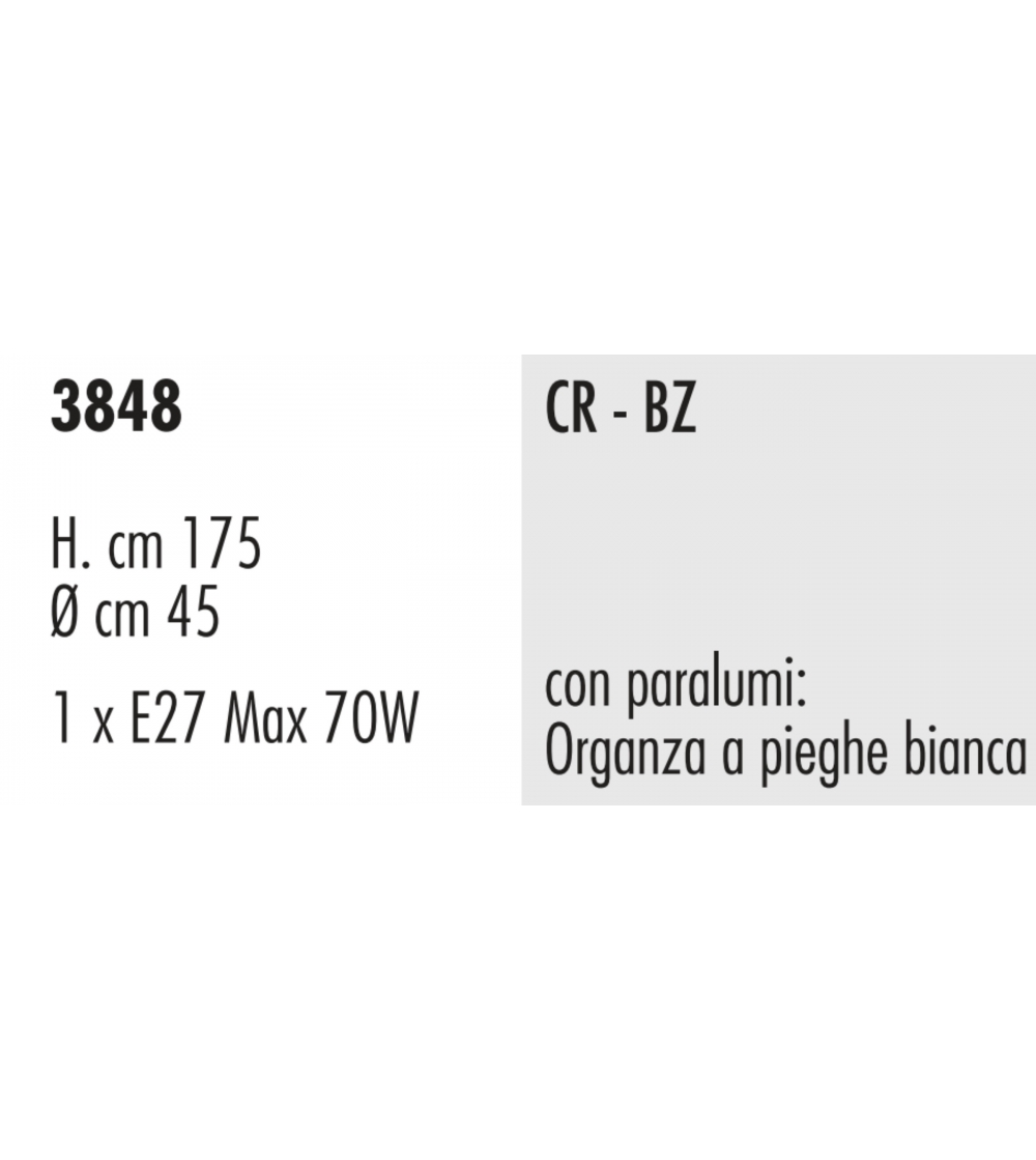 Lampe De Sol 3848 Calibrì - Febo Irilux