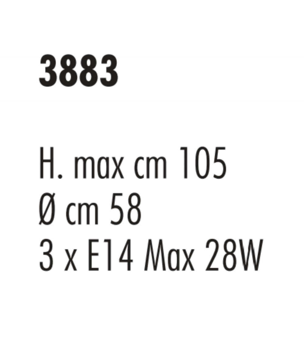 Lustre Colibrì 3883 - Febo Irilux