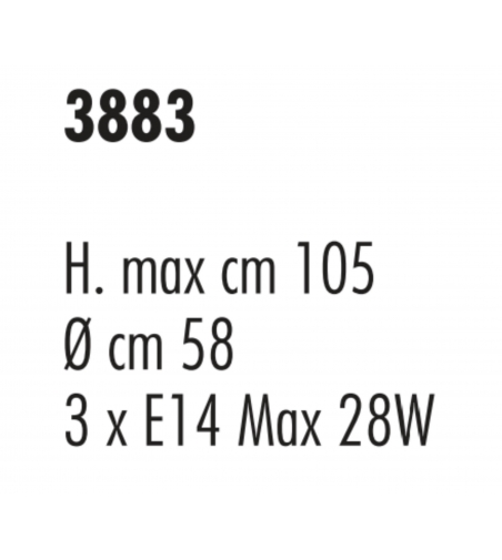 Lustre Colibrì 3883 - Febo Irilux