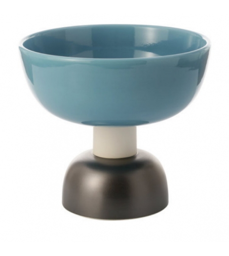 Ettore Sottsass Bitossi Ceramiche türkisfarbener Tafelaufsatz