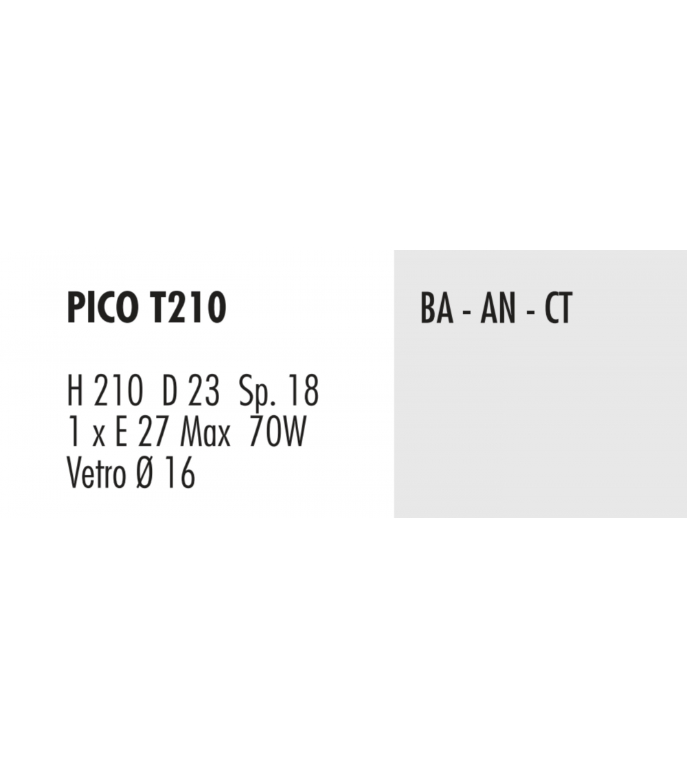 Lampe D'Extérieur Pico T210 - Febo...