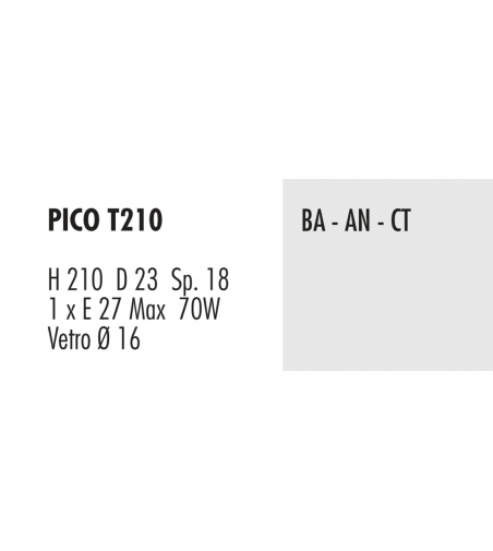 Lampada Da Esterno Pico T210 - Febo Irilux