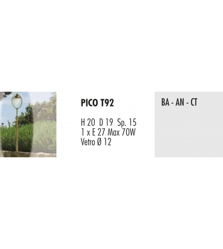 Lampada Da Esterno Pico T92 - Febo Irilux