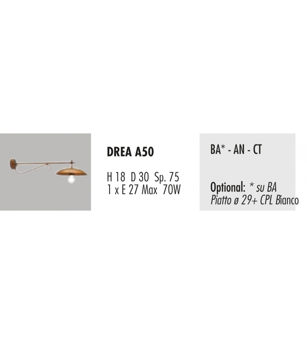 Lampe D'Extérieur Drea A50 - Febo Irilux