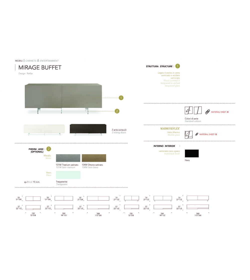 Reflex - Mirage Sideboard