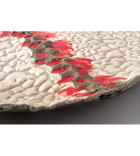 Centro De Mesa Luna Grande En Rojo - Design Center 1991