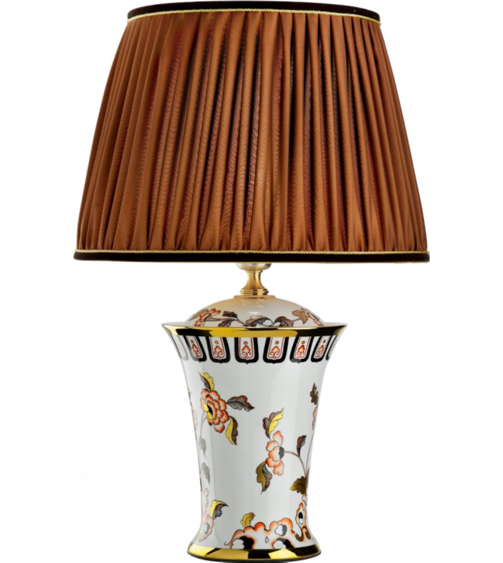 Chinese Flowers Table Lamp 6105 - Le Porcellane