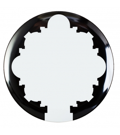 Plat Catania BAROQEAT NERO 5865 - Le Porcellane