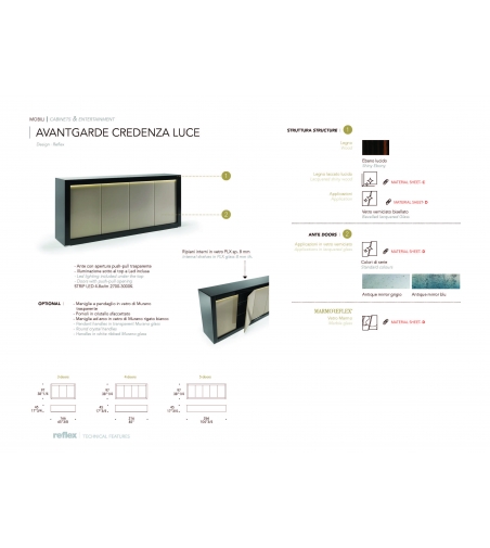 Reflex - Avantgarde Luce Schrank
