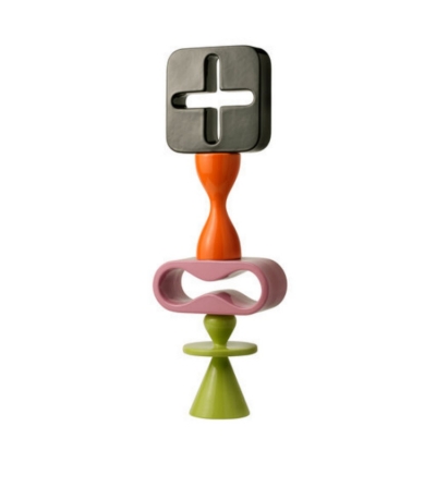 Karim Rashid Bitossi Ceramiche Scultura Totem 4 Pezzi