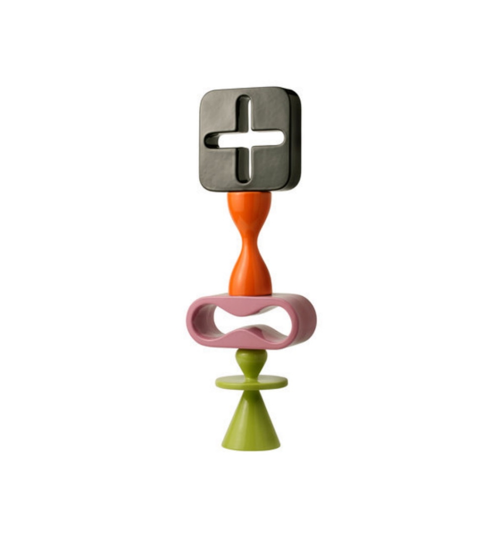 Karim Rashid Bitossi Ceramiche Scultura Totem 4 Pezzi