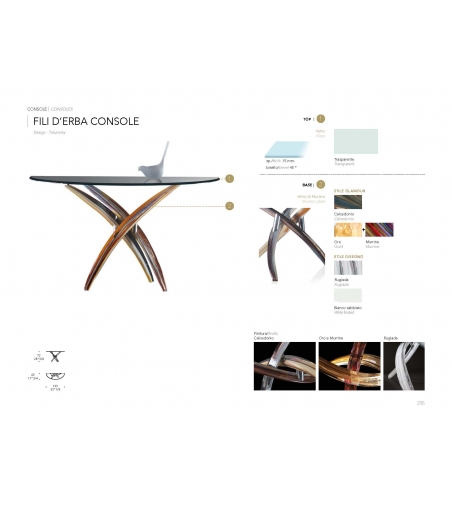 Reflex - Fili d'Erba Console Table