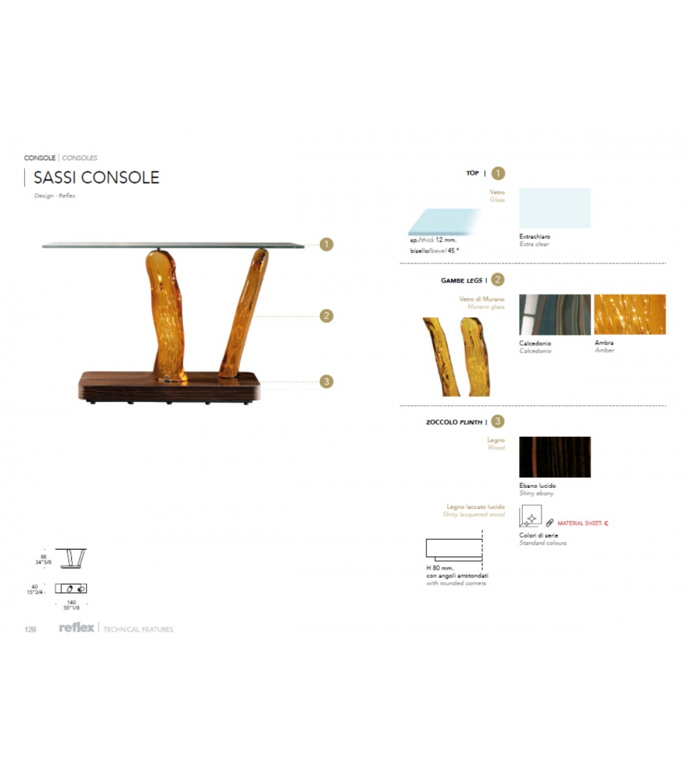 Sassi Consolle - Reflex