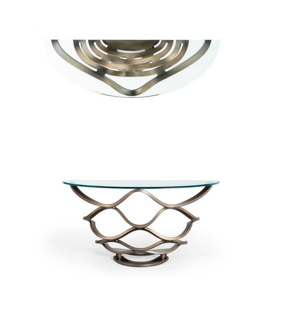 Reflex - Neolitico Glass Console Table