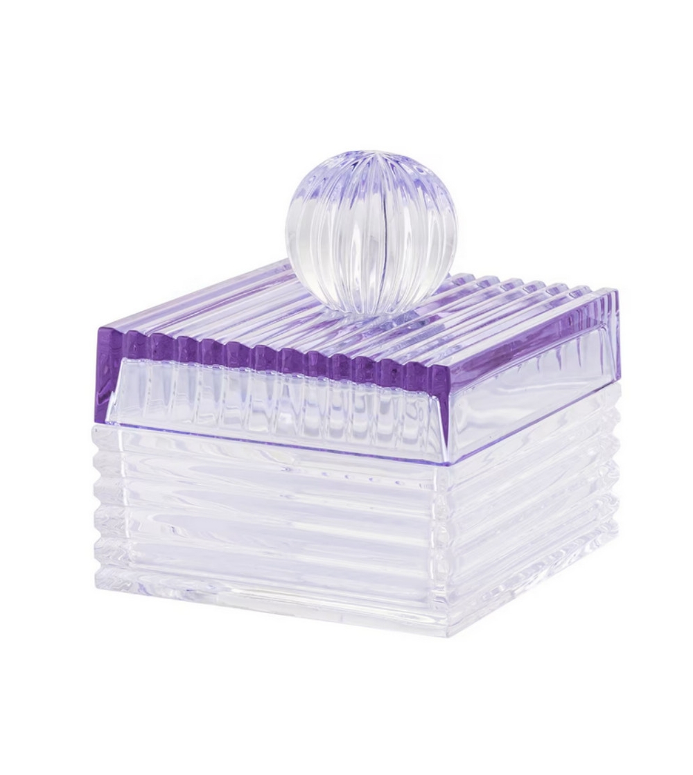 Boîte Transparente Violette Playful - Badari