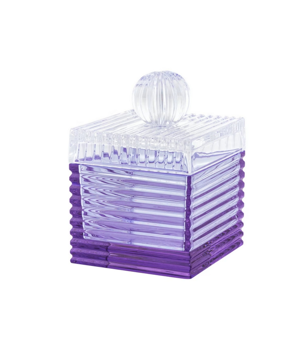 Caja Violeta Transparente Playful - Badari