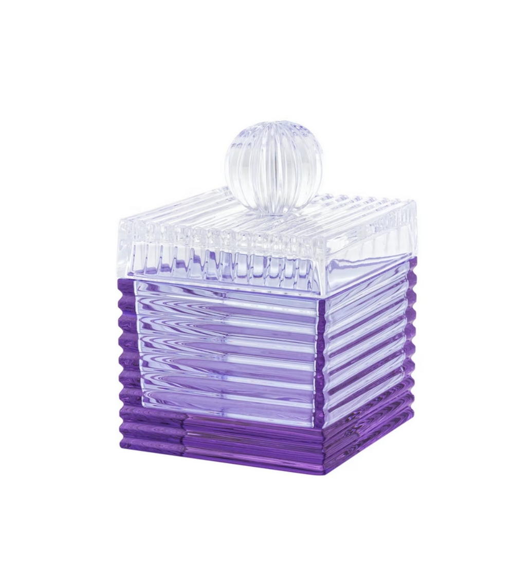 Playful Purple Clear Box - Badari