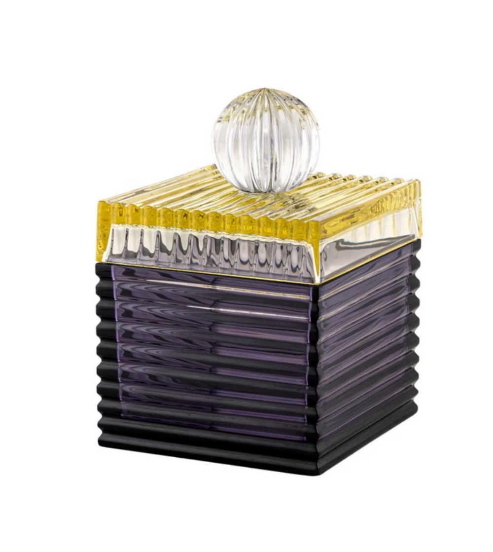 Playful Purple Yellow Box - Badari