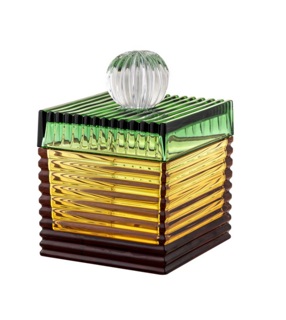 Playful Amber Green Box - Badari