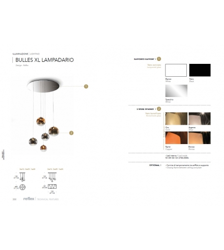Bulles XL Lampadario - Reflex