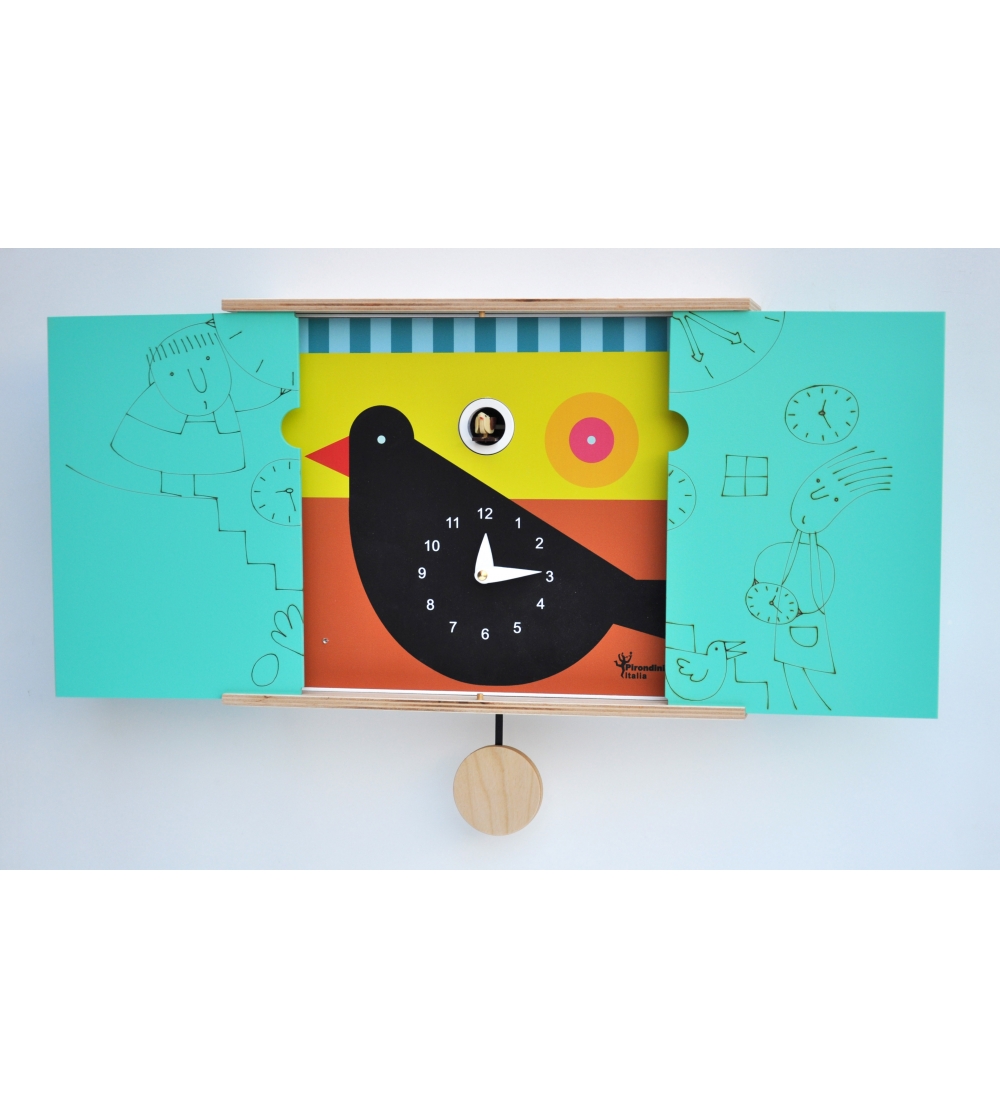Pirondini - Blackbird Wall Cuckoo Clock