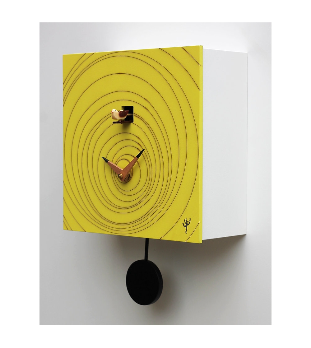 Pirondini - Vortex Cuckoo Wall Clock With pendulum