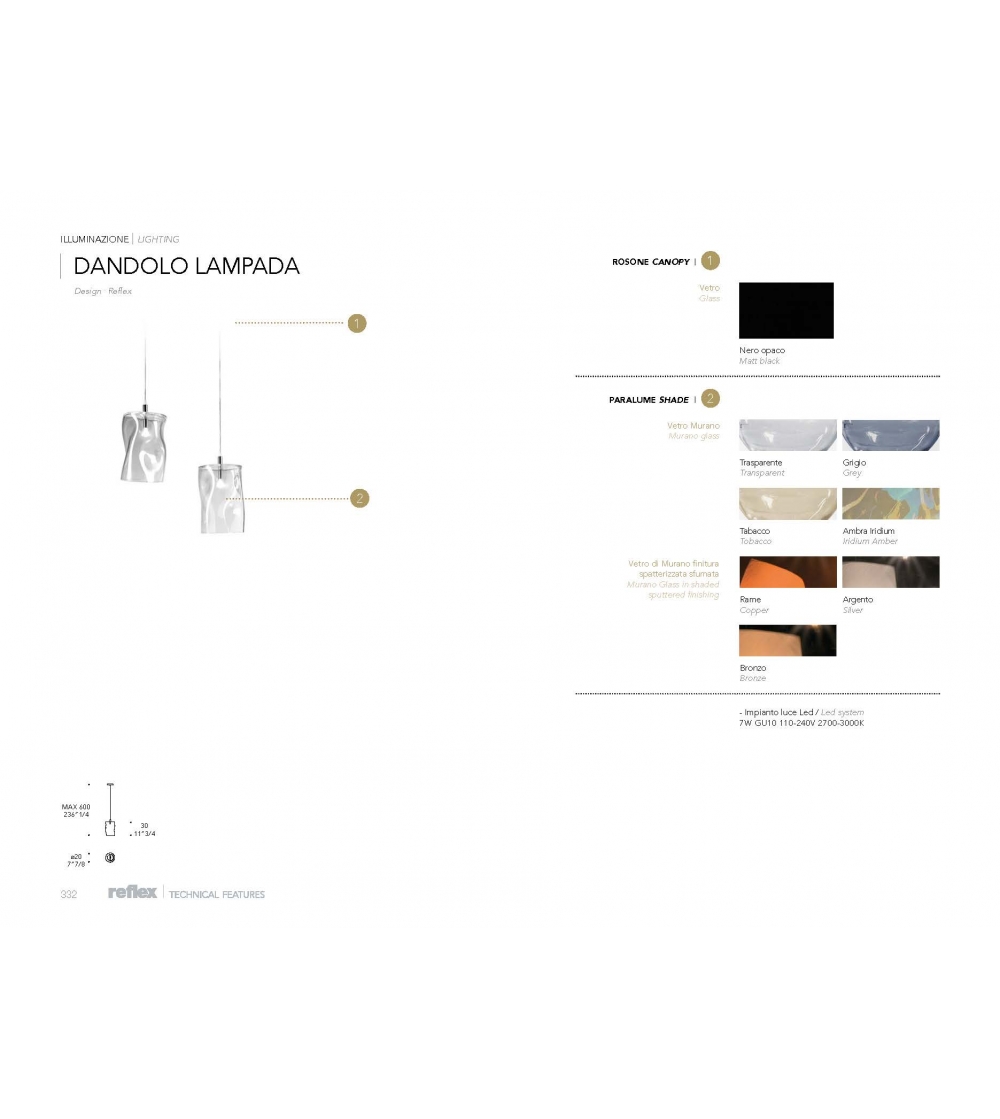 Lampe Dandolo - Reflex