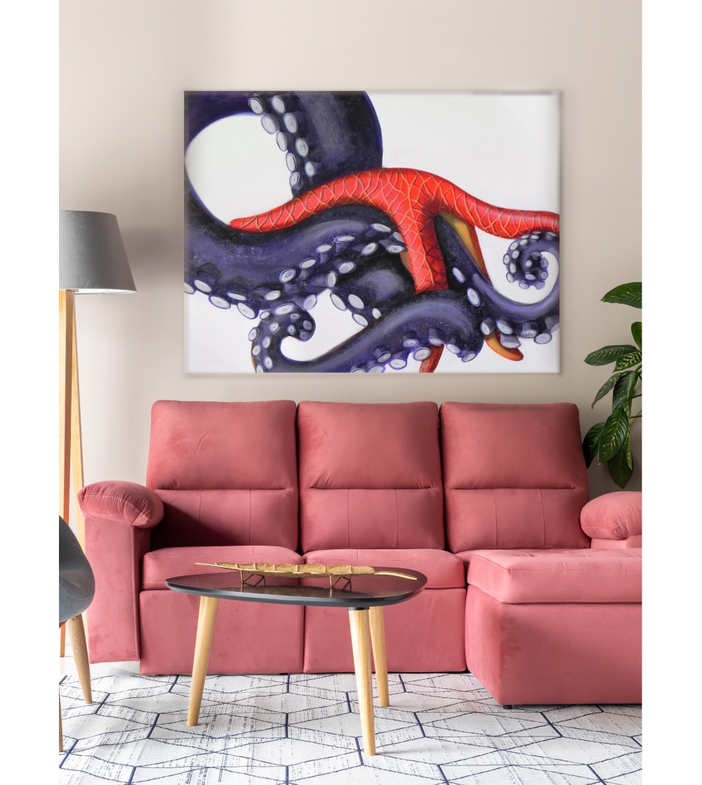 Starfish On Octopus Painting - Bottega Farnese