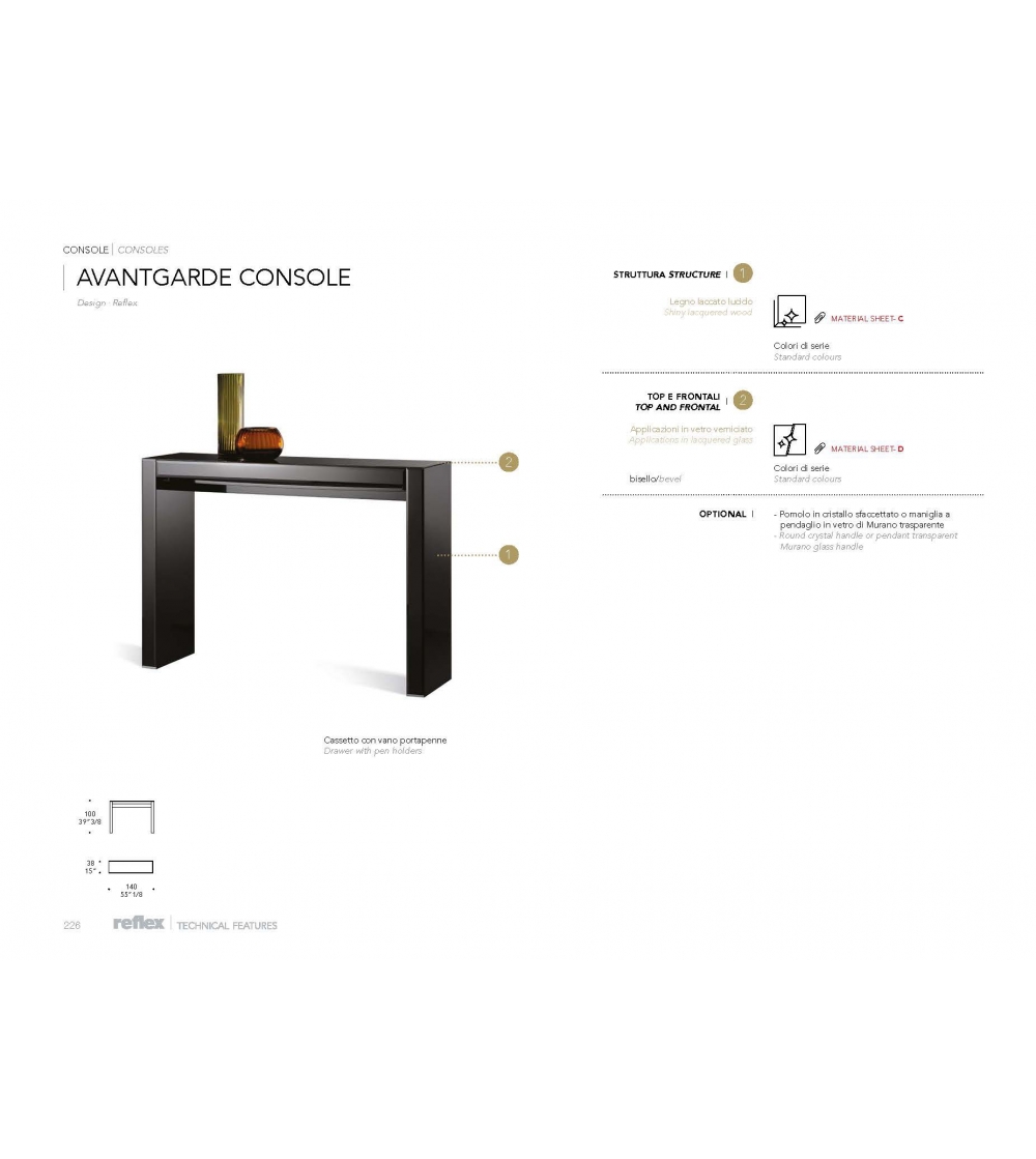 Consola Avantgarde - Reflex