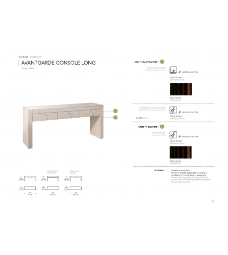 Table Console Longue Avantagarde - Reflex