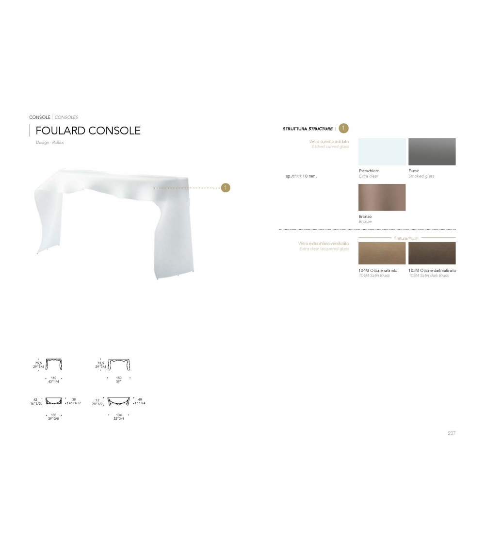 Foulard Consolle - Reflex