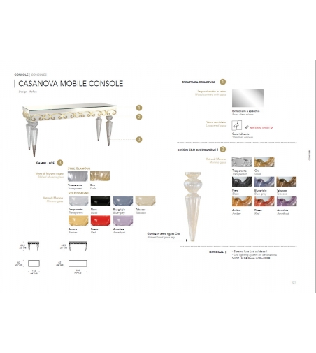 Reflex - Casanova Wood Console Table