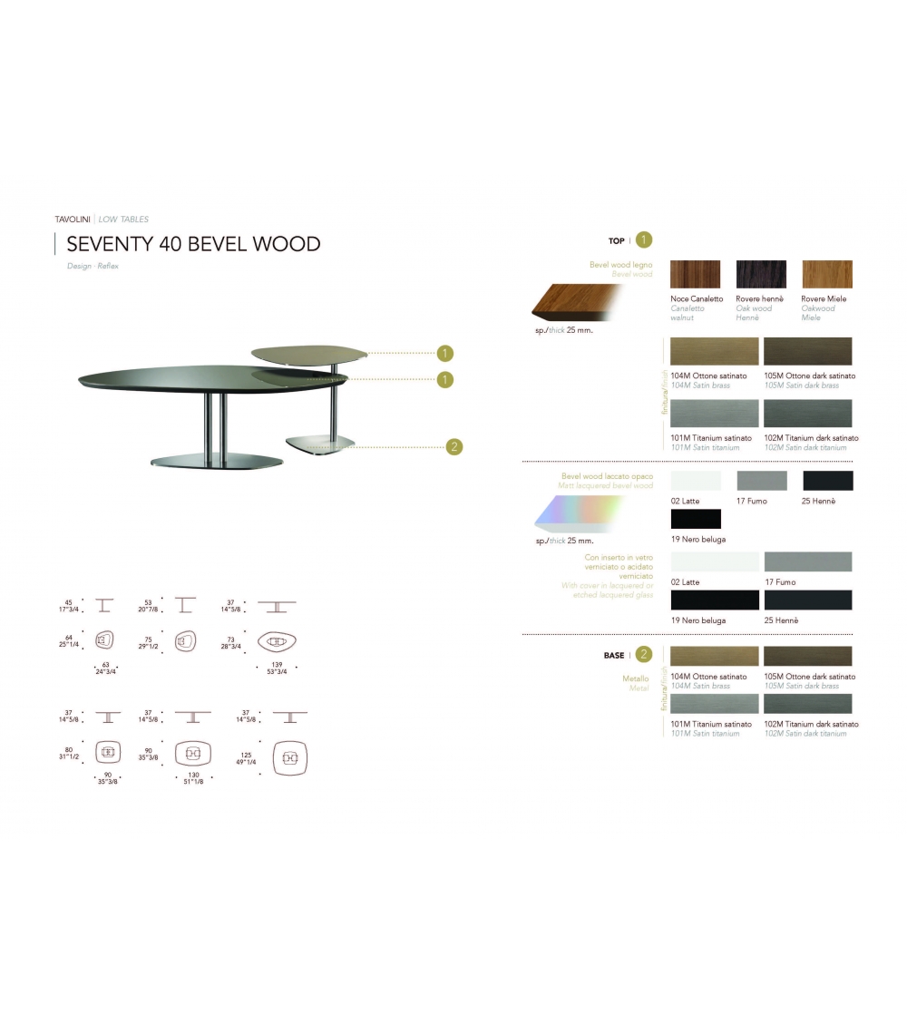 Reflex - Seventy 40 Coffee Table
