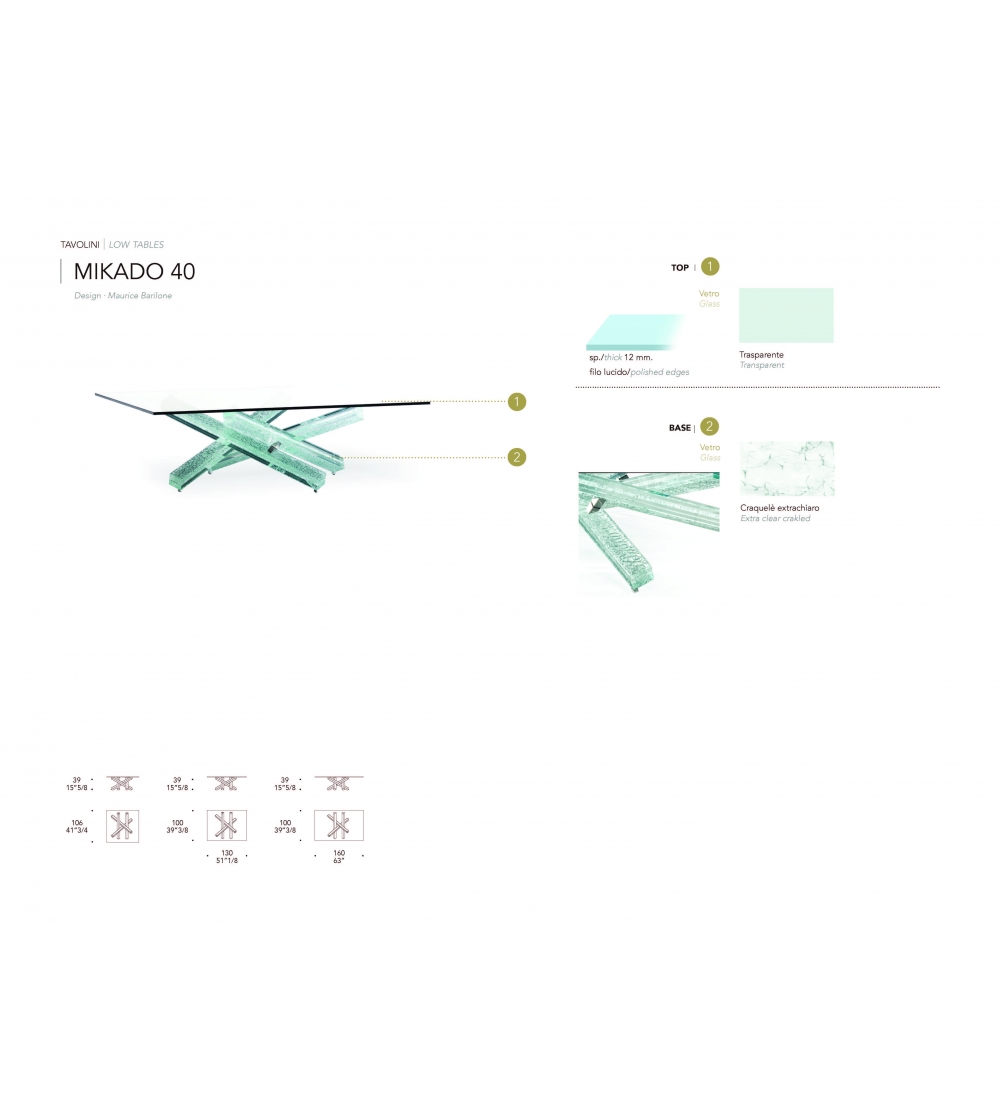 Reflex - Mikado 40 Couchtisch