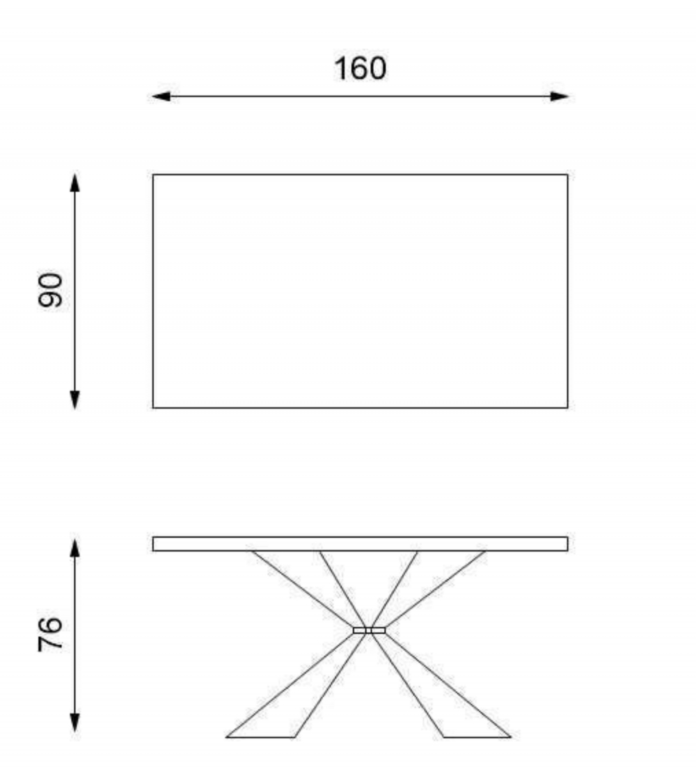 Table Fixe Stark OM/424/RT - Stones