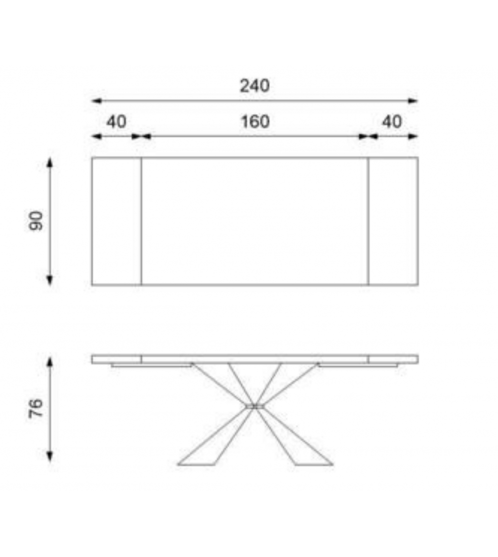 Mesa Extensible Stark OM/425/RT - Stones