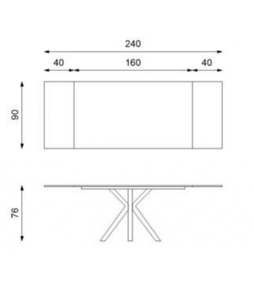 Mesa Extensible Cerámico 1 OM/313/MN...