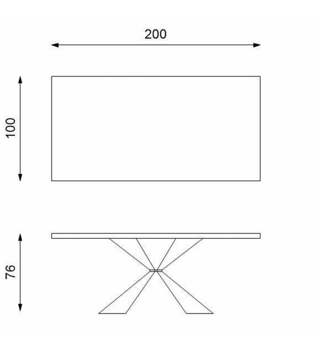 Tavolo Fisso Stark OM/426/RT - Stones