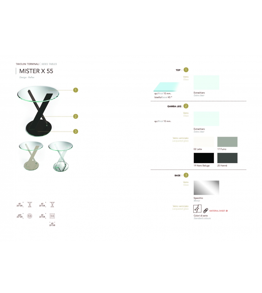 Reflex - Mister X 55 Couschtisch