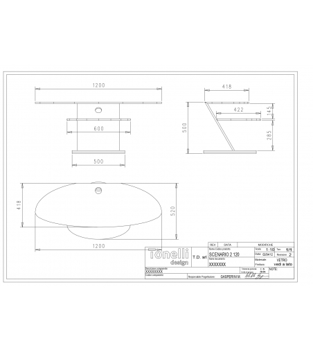 Tonelli Design - Scenario  TV Cabinet