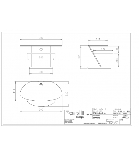 Meuble Tv Scenario - Tonelli Design