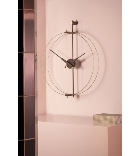 Reloj De Pared Mini Barcelona Premium Gold - Nomon
