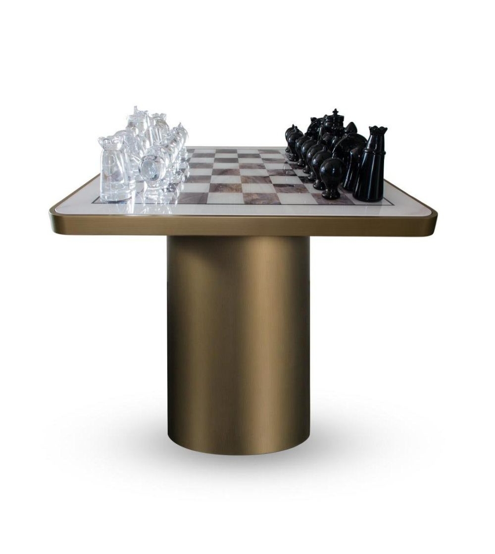 Reflex - Tau 40 Steel Chessboard Table