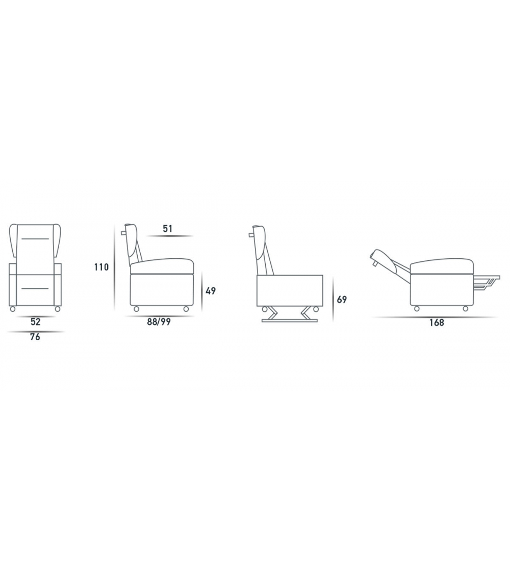 Fauteuil Relax Valery Spazio Relax