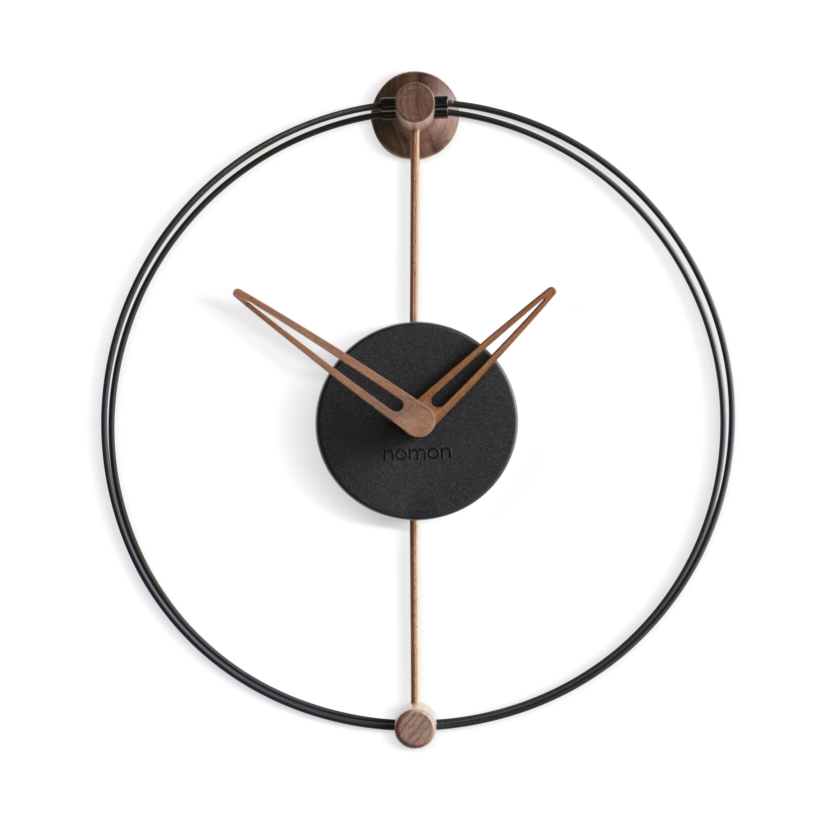 BLACK Horloge murale noir P 3,6 cm - Ø 30 cm