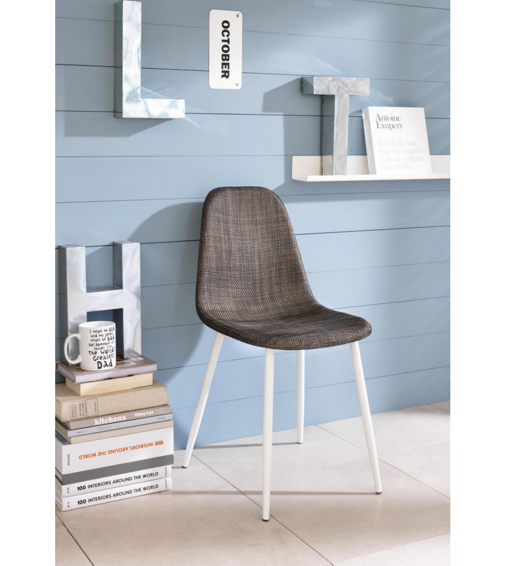 Stones - Set of 4 White Martina Chairs