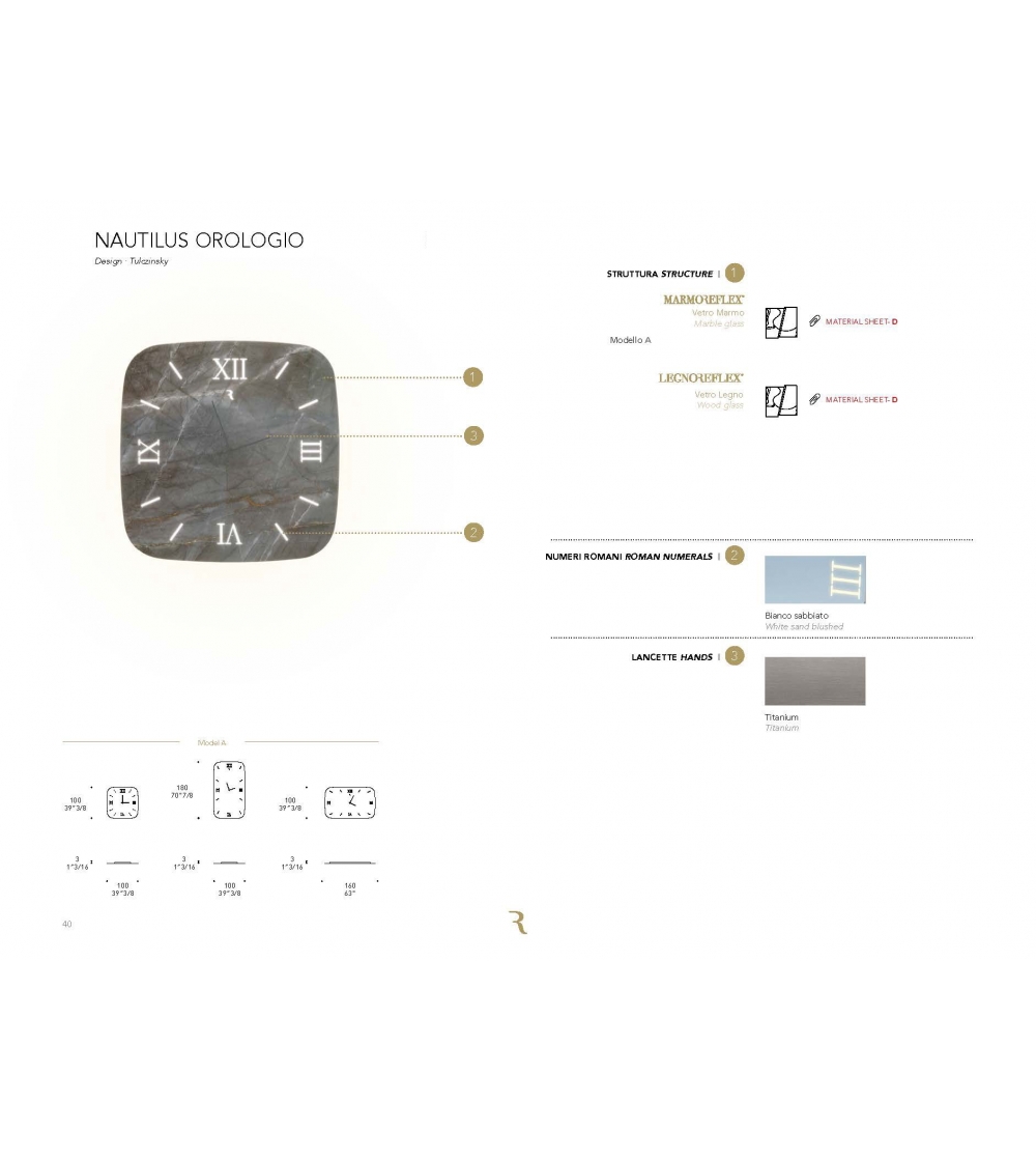 Reflex - Nautilus Wall Clock