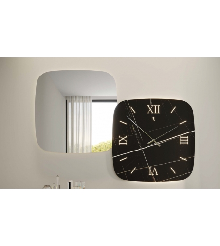 Miroir et Horloge Murale Nautilus - Reflex