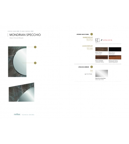 Espejo Mondrian - Reflex