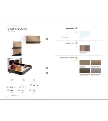 Reflex - Shelf Mirror